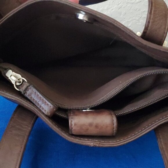 VTG Vintage FOSSIL Brown Shoulder bag - Picture 6 of 8